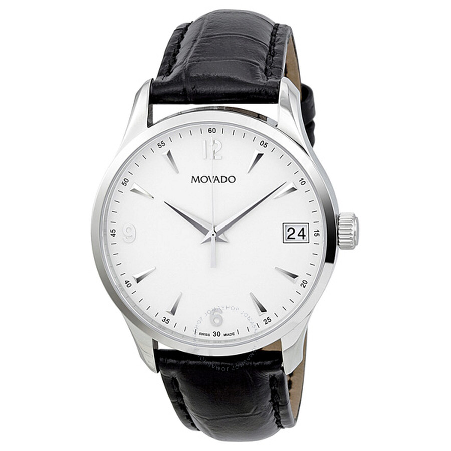 Open Box - Circa White Dial Leather Men's Watch