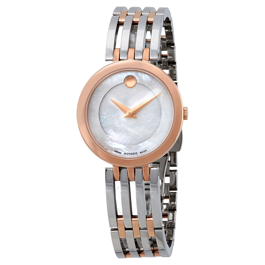 Open Box - Esperanza White Mother of Pearl Dial Ladies Watch