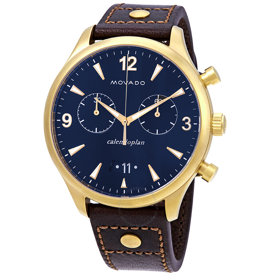 Open Box - Heritage Navy Lacquer Dial Chronograph Men's Watch