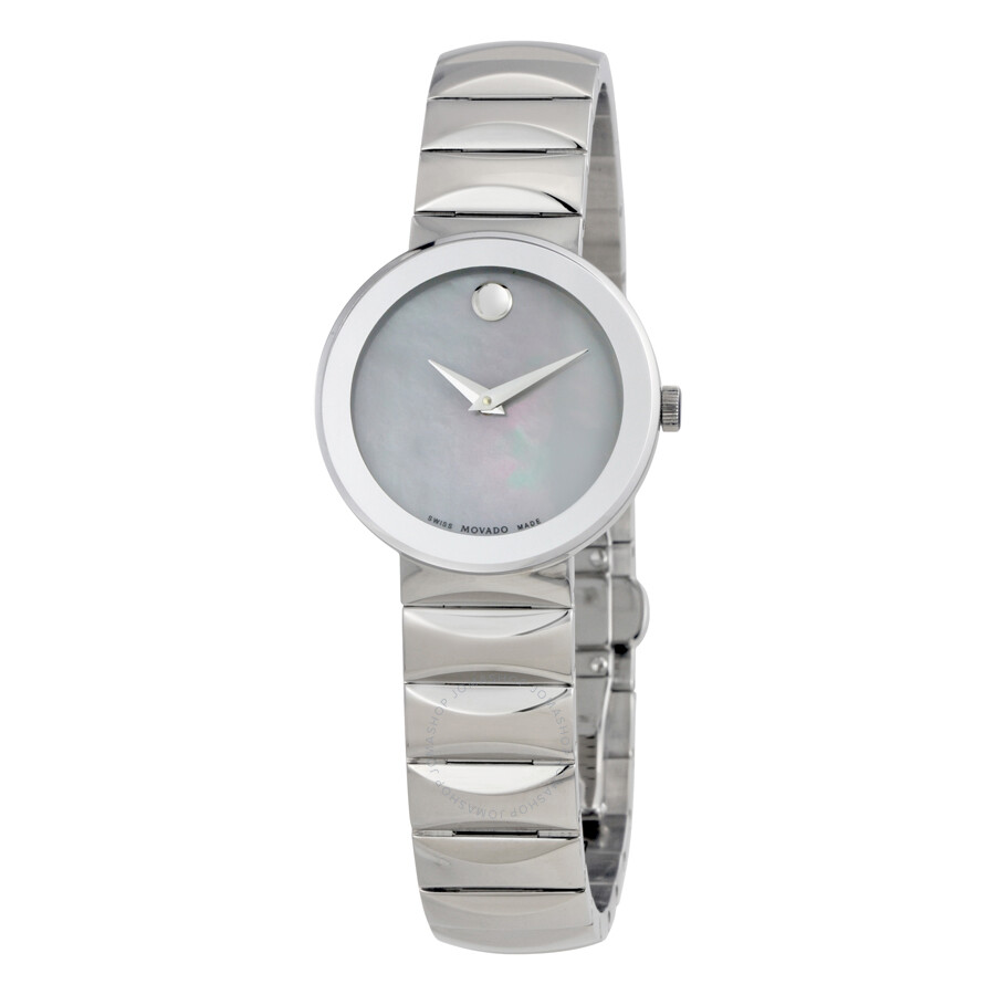 Open Box - Sapphire Grey Mother of Pearl Dial Ladies Watch