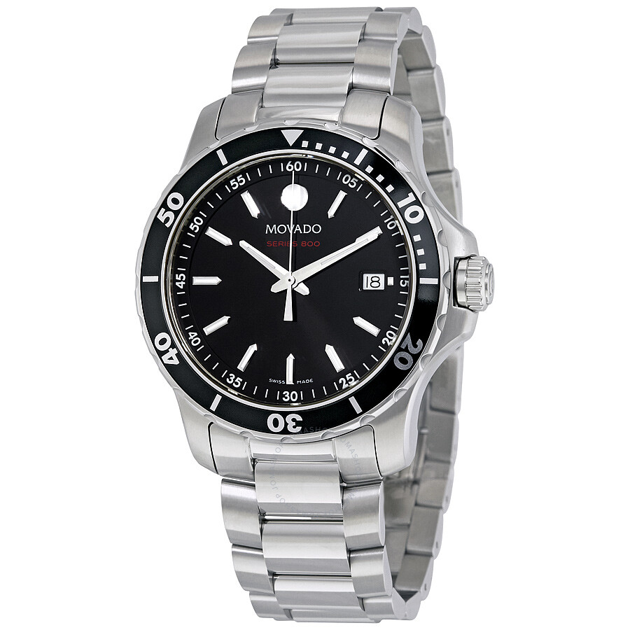 Open Box - Series 800 Black Dial Stainless Steel Men's Watch