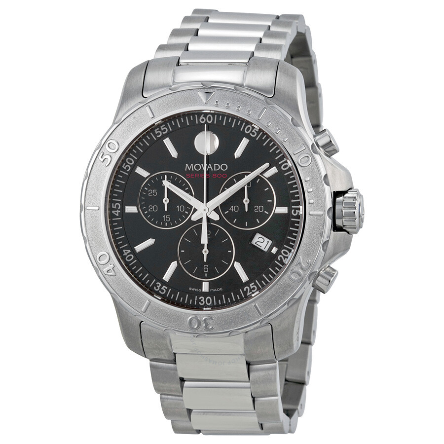 Open Box - Series 800 Chronograph Black Dial Men's Watch