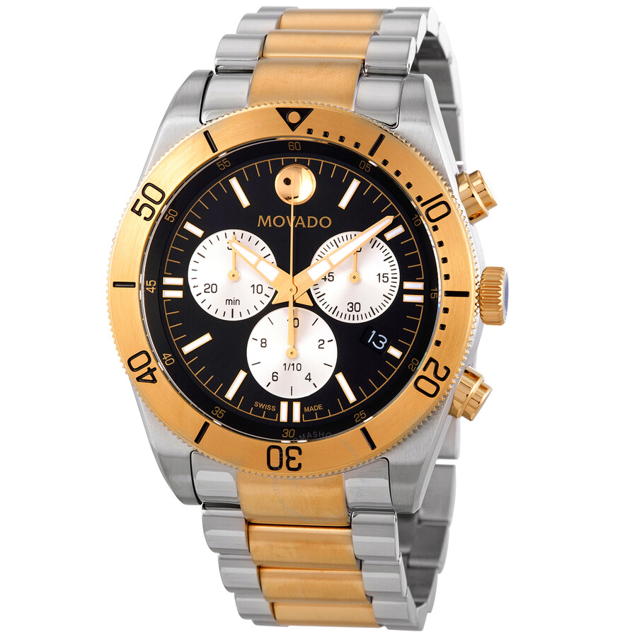 Open Box - Sport Chronograph Quartz Black Dial Men's Watch