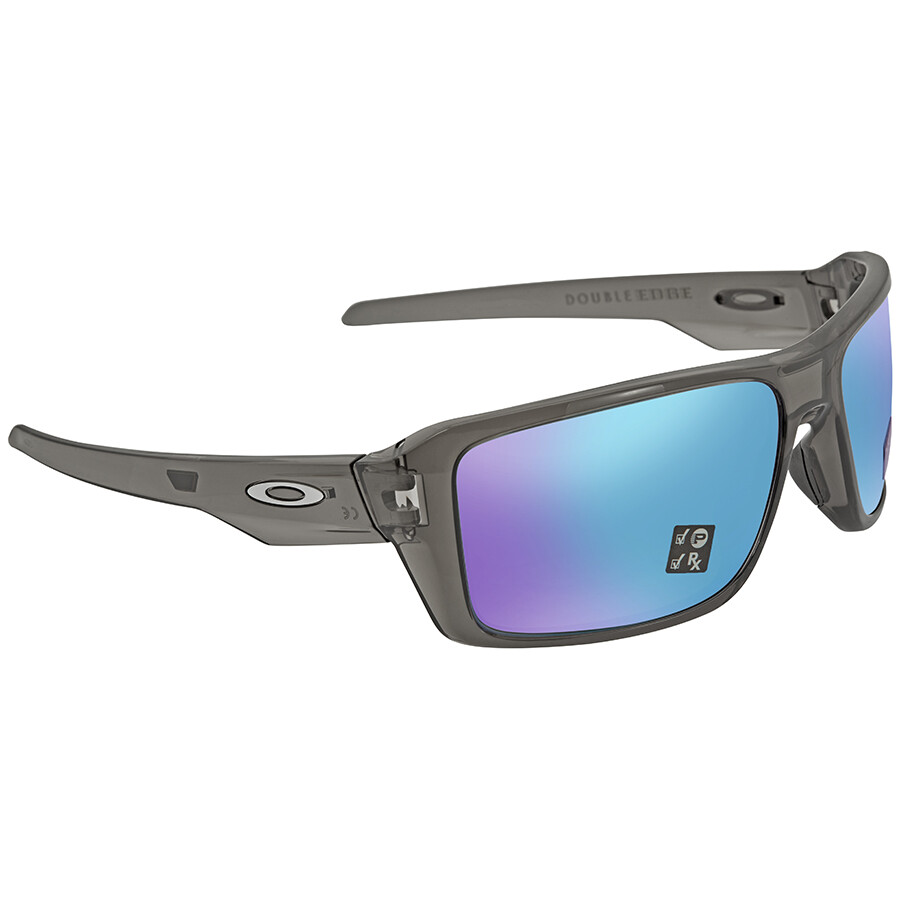 Oakley Open Box Oakley Double Edge Polarized Prizm Sapphire