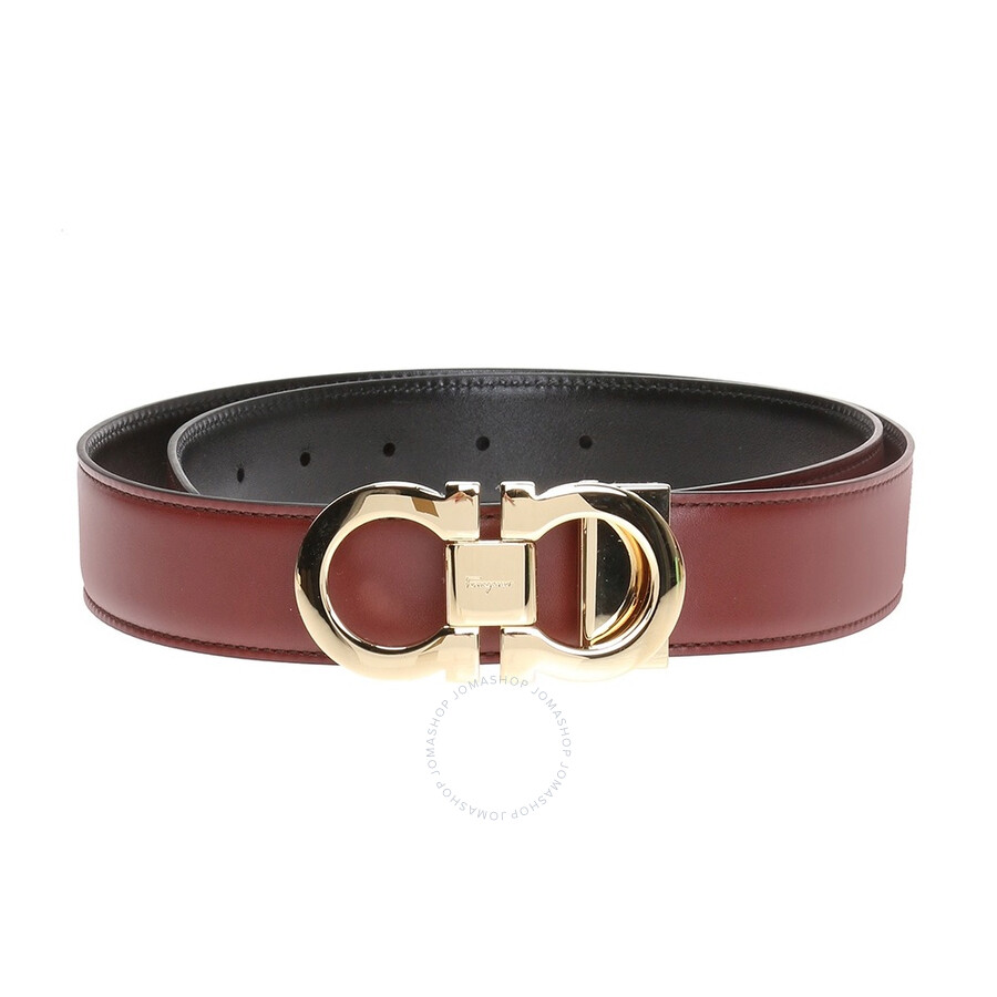 Open Box - Salvatore Ferragamo Men's Reversible And Adjustable Gancini Belt, Brand Size 105 CM Open Box - Salvatore Ferragamo Men's Reversible And Adjustable Gancini Belt, Brand Size 105 CM