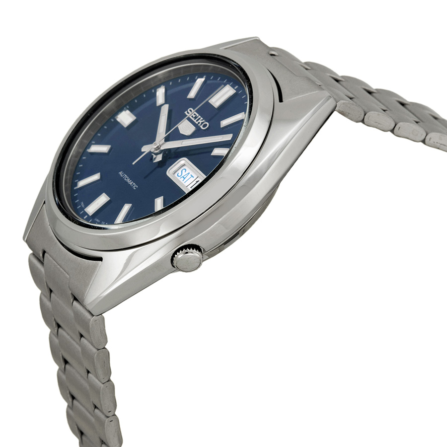 Seiko Open Box - Seiko 5 Automatic Blue Dial Stainless Steel Men's Watch SNXS77  SNXS77 - Seiko, Seiko 5 - Jomashop