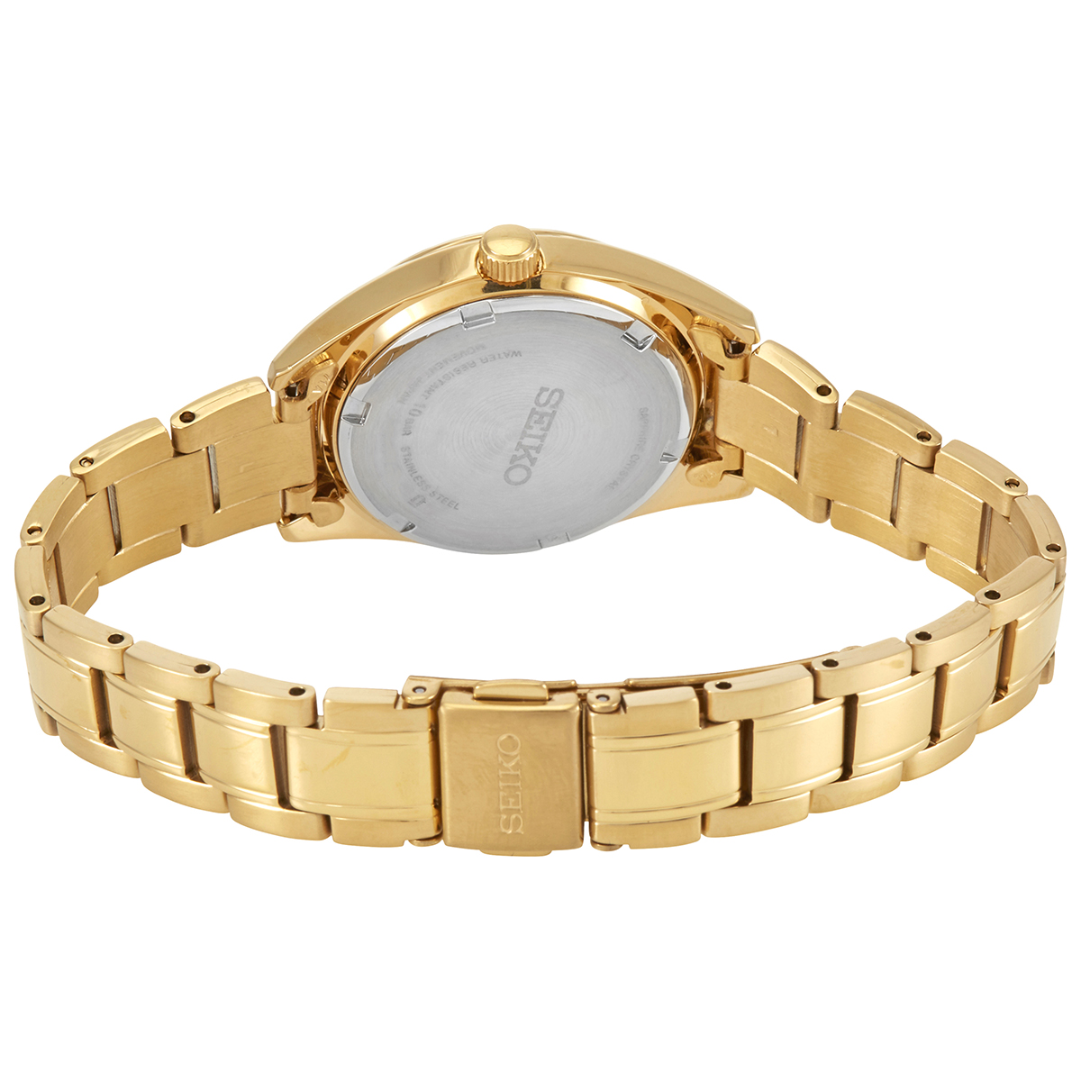 Seiko Women's Watch Analog Quartz Steel Gold Glass Sapphire SUR632P1 |  Fruugo IE