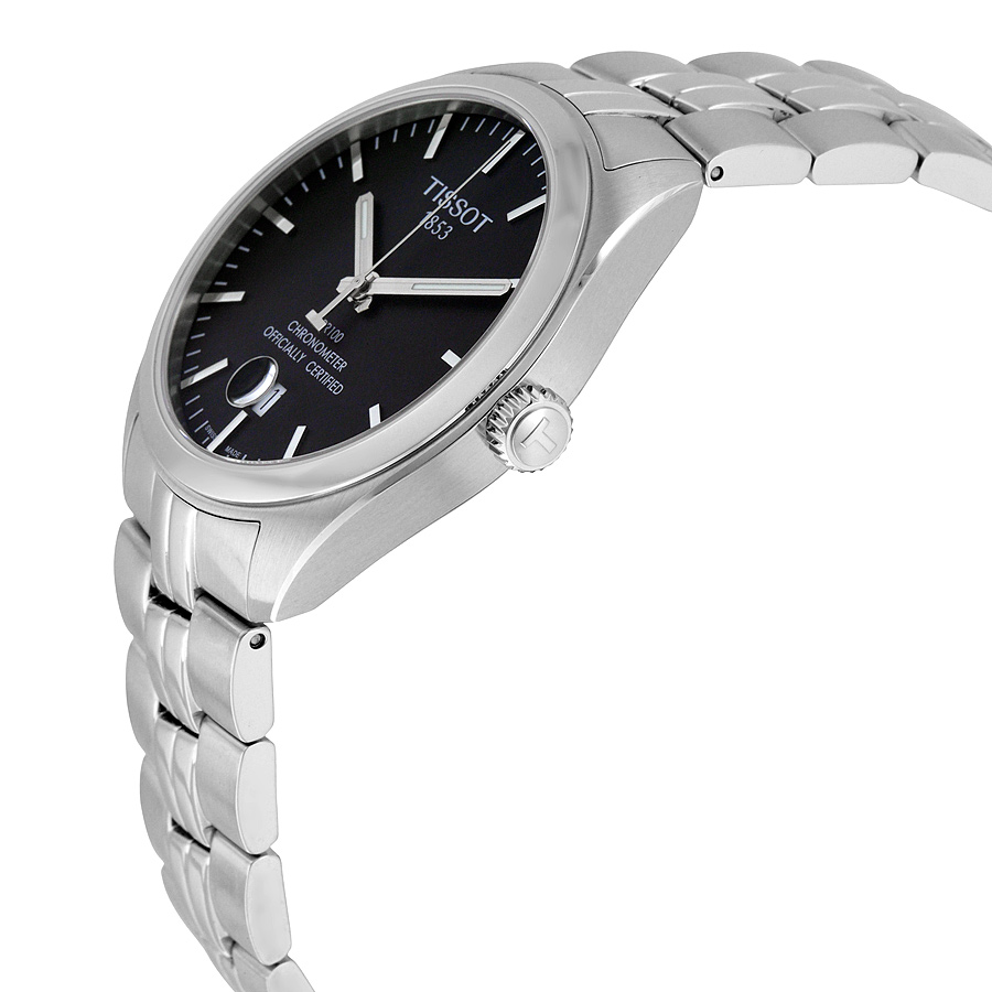 Tissot Open Box - Tissot PR 100 COSC Black Dial Men's Watch T1014511105100  T101.451.11.051.00 - Watches - Jomashop
