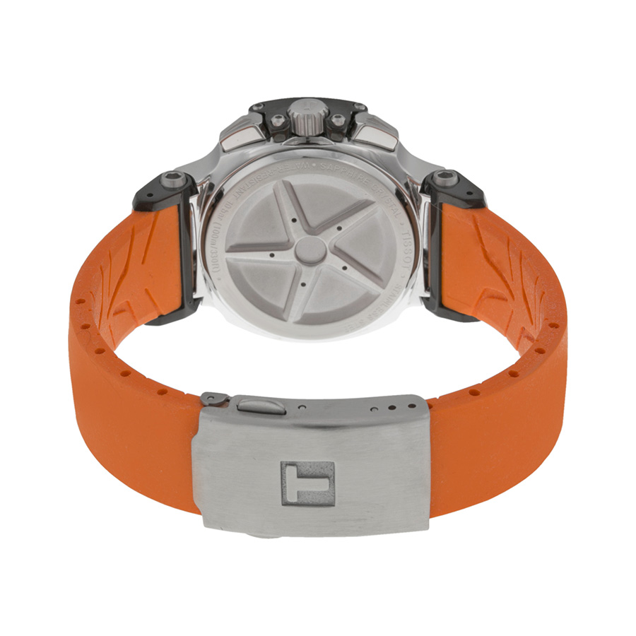 Tissot Open Box - Tissot T Race Chronograph Orange Silicone Ladies Watch  T0482172705700 T048.217.27.057.00 - T-Sport, T-Race - Jomashop