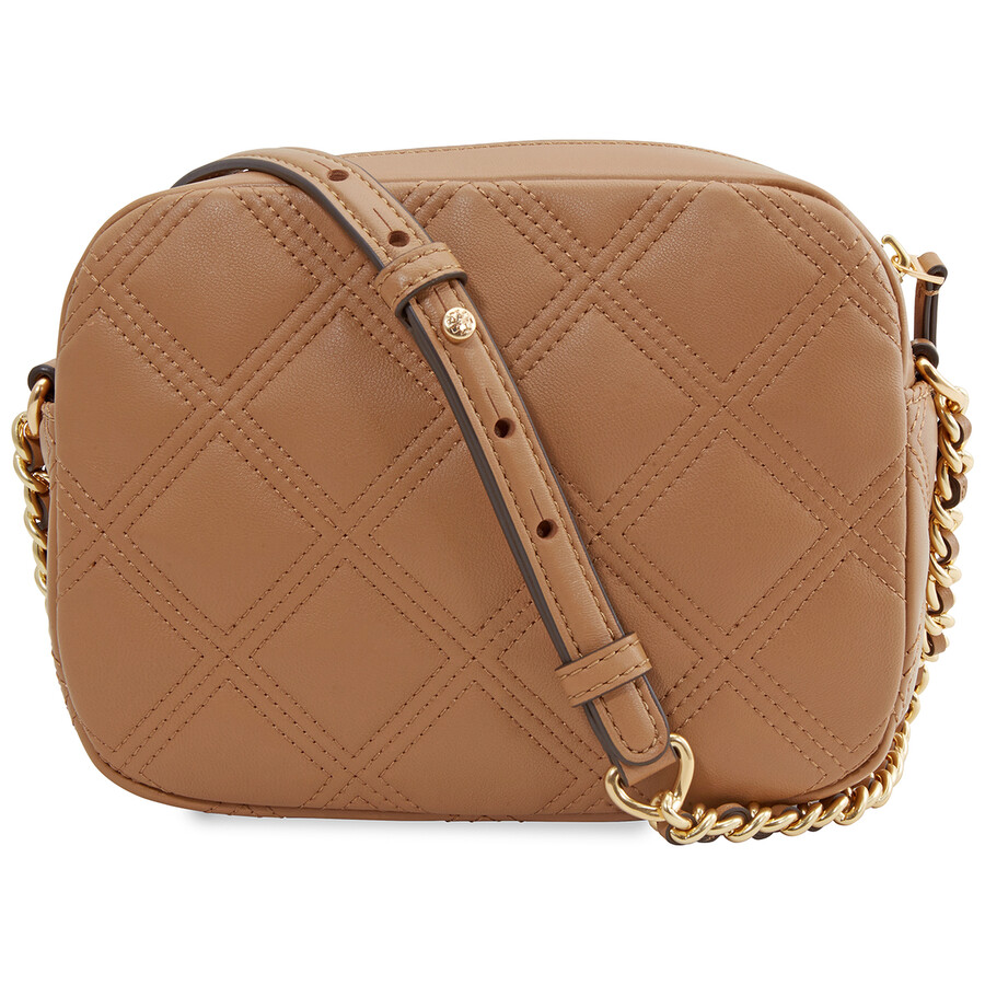 Tory Burch Open Box Tory Burch Beige Diamond Quilted Cross Body Bag