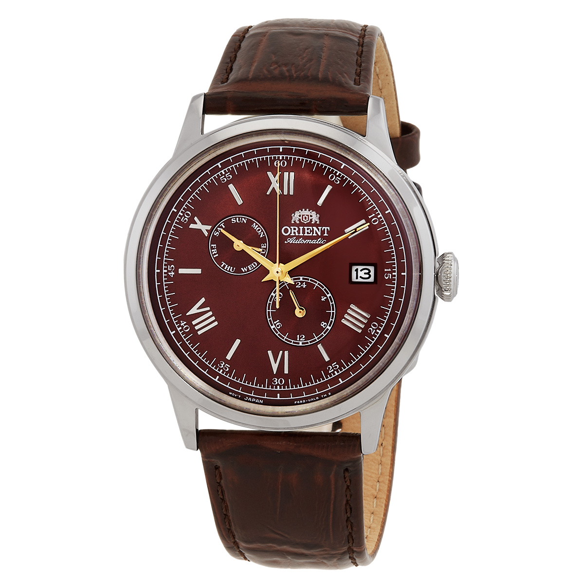 Orient Elegant horloge RA-AK0705R10B, Wijn rood, Klassiek