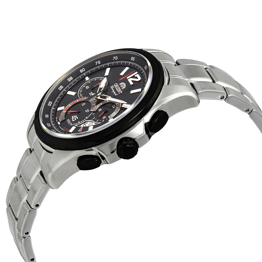Orient Sport Chronograph Black Dial Men's Watch FSY00001B 842047135846