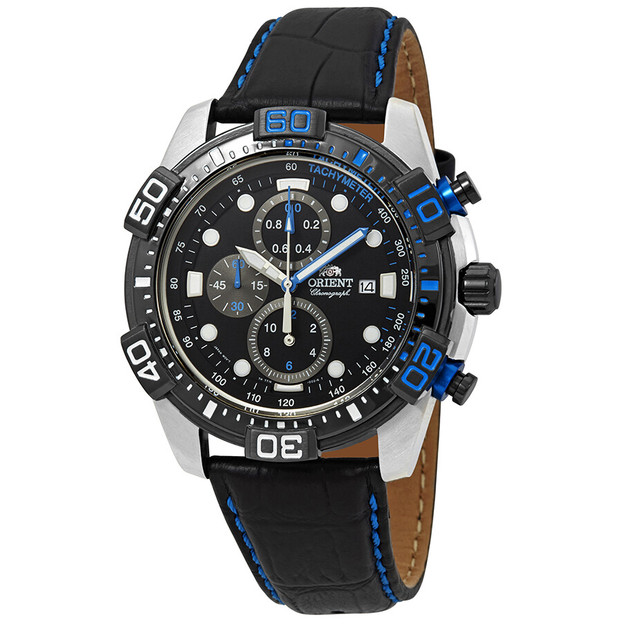 Orient Sport Chronograph Black Dial Men's Watch FTT16004B 842047136140