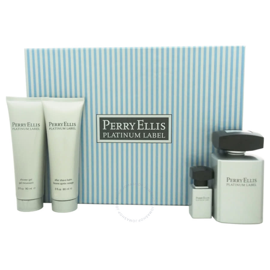 Perry Ellis Platinum Label by Perry Ellis for Men - 4 Pc Gift ...