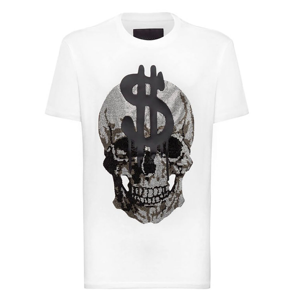 Official Deftones Static Skull T-Shirt - Black Band Tee In Sizes