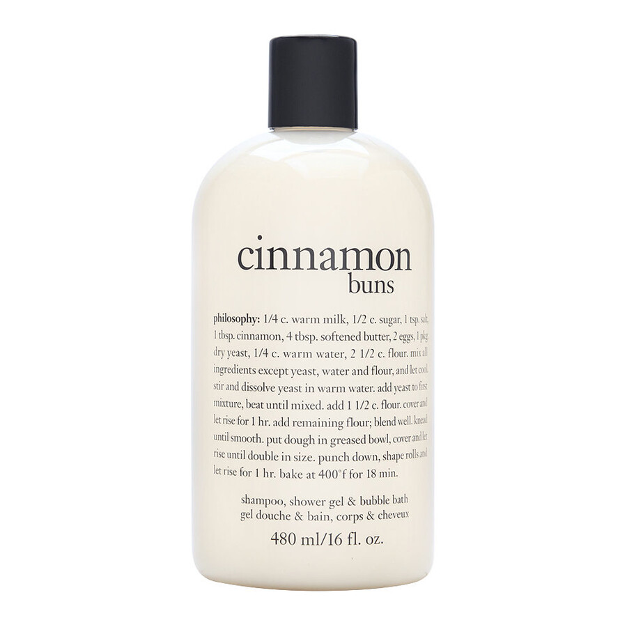 Philosophy Cinnamon Buns Shampoo / Shower Gel & Bubble Bath 16.0 oz (W