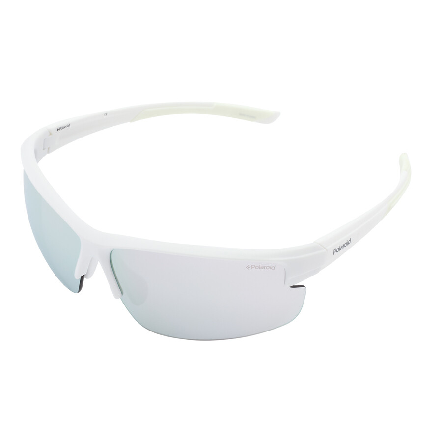 polaroid white sunglasses