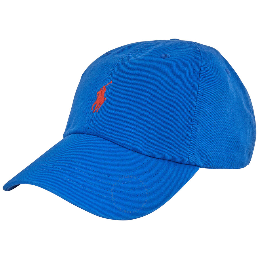 blue polo cap