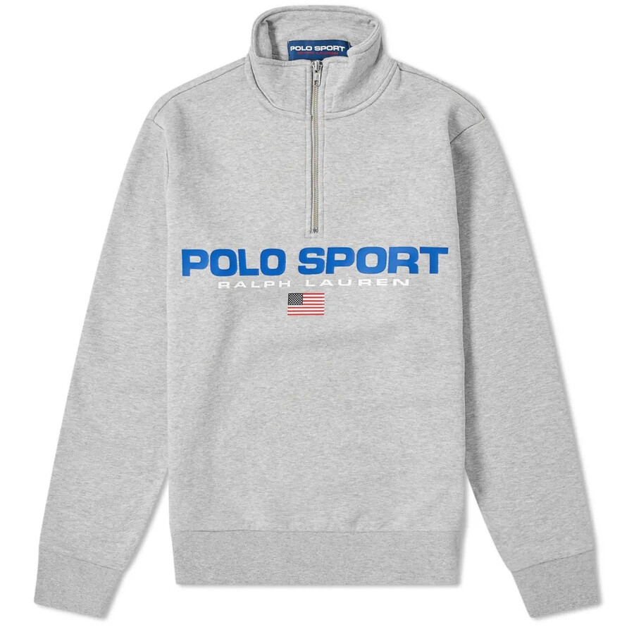 Polo Ralph Lauren Grey Cottonblend Polo Sport Sweatshirt, Brand Size X