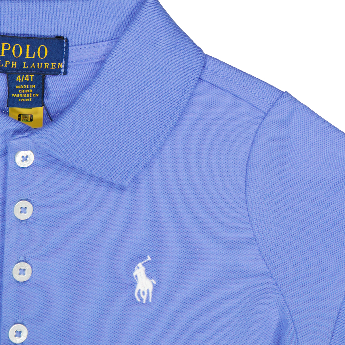 Polo Ralph Lauren Harbor Island Blue Pleated Polo Dress, Size 4/4T ...
