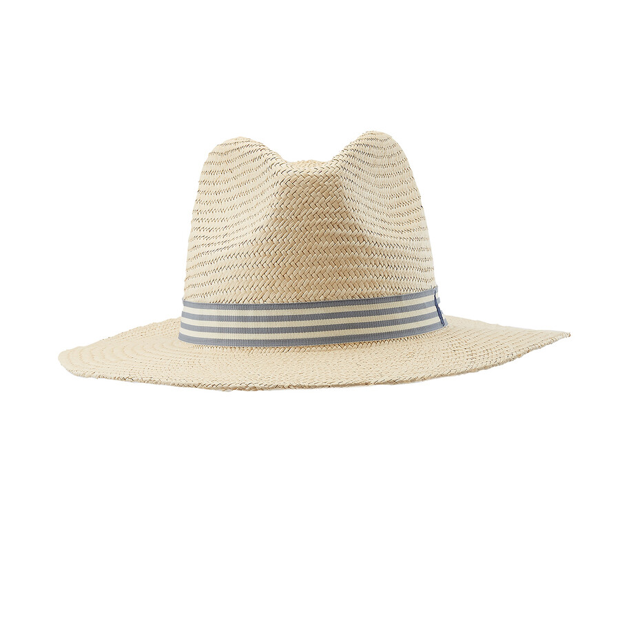 Polo Ralph Lauren Ladies Natural Panama Straw Fedora, Size S/M