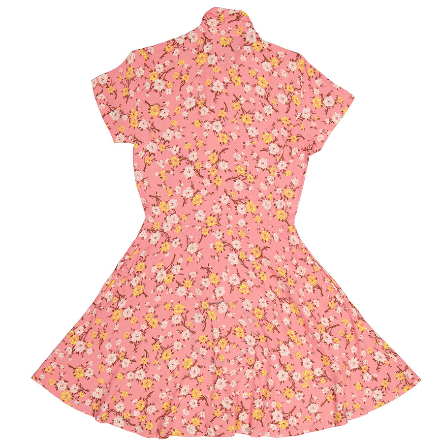 ralph lauren floral fit and flare dress