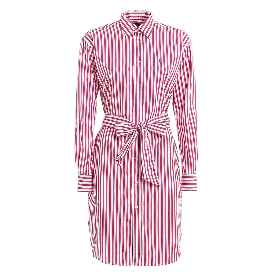 Ralph lauren pink shirt dress Clearance