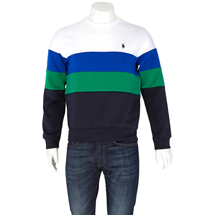 polo color block sweatshirt