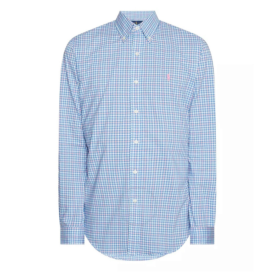 MANCINI MEDIUM Chest Measures 44/" Checked Long Sleeve Cotton Shirt RRP £119