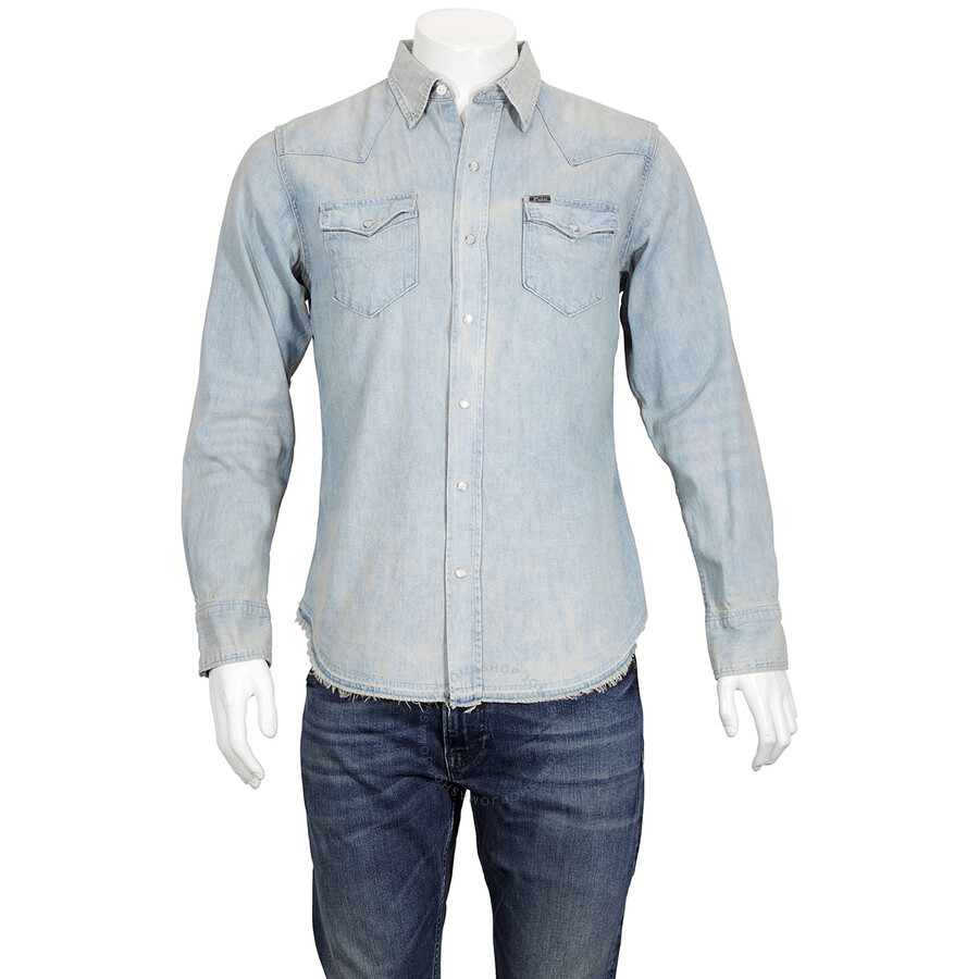 ralph lauren denim shirt mens