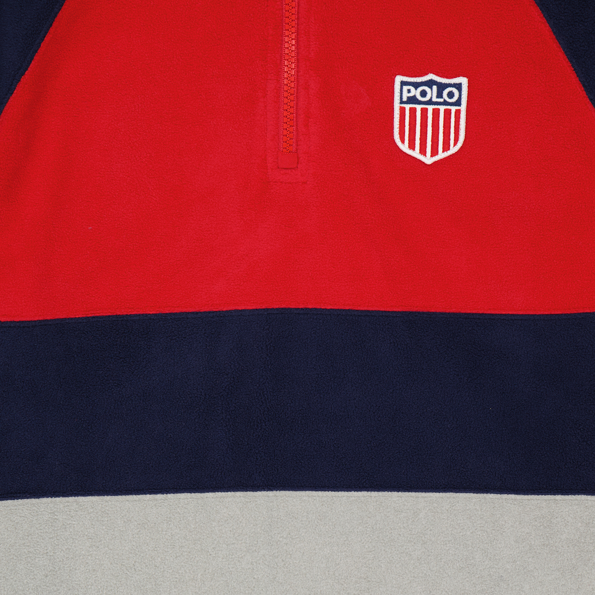 ralph lauren blue quarter zip