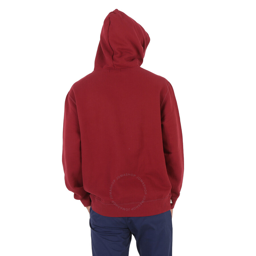 Polo Ralph Lauren Men's Red LogoPrint Drawstring Hoodie, Size XLarge