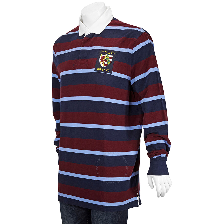 mens white ralph lauren long sleeve polo
