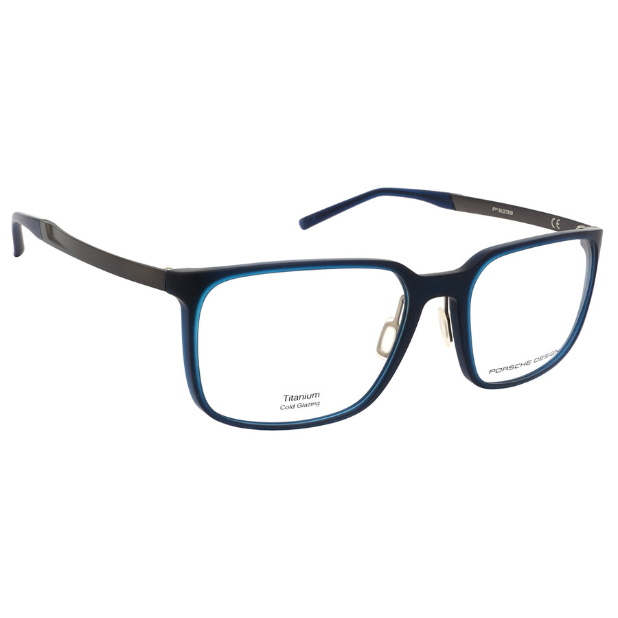 Porsche Design Demo Square Men's Eyeglasses P8338 D 55 4046901902230