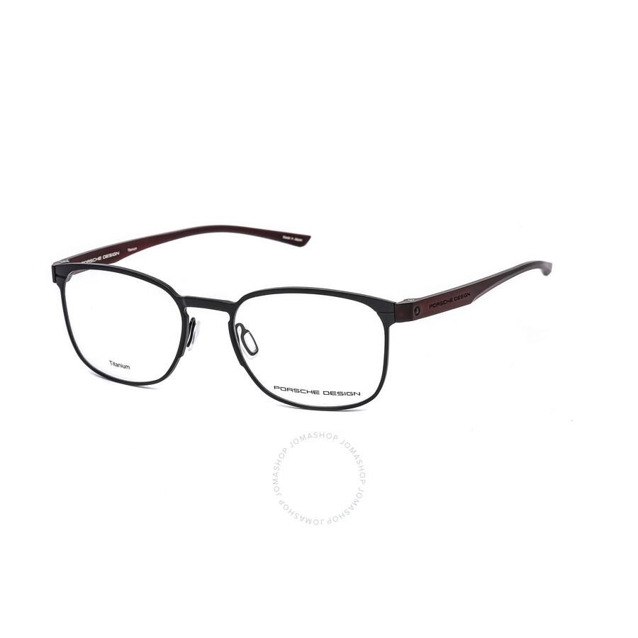 Porsche Design Men's Black Round Eyeglass Frames 8353 A 54 4046901298876 Eyeglasses