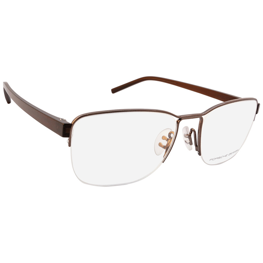 Porsche Design Men's Brown Square Eyeglass Frames 8357D52 4046901723309 Eyeglasses