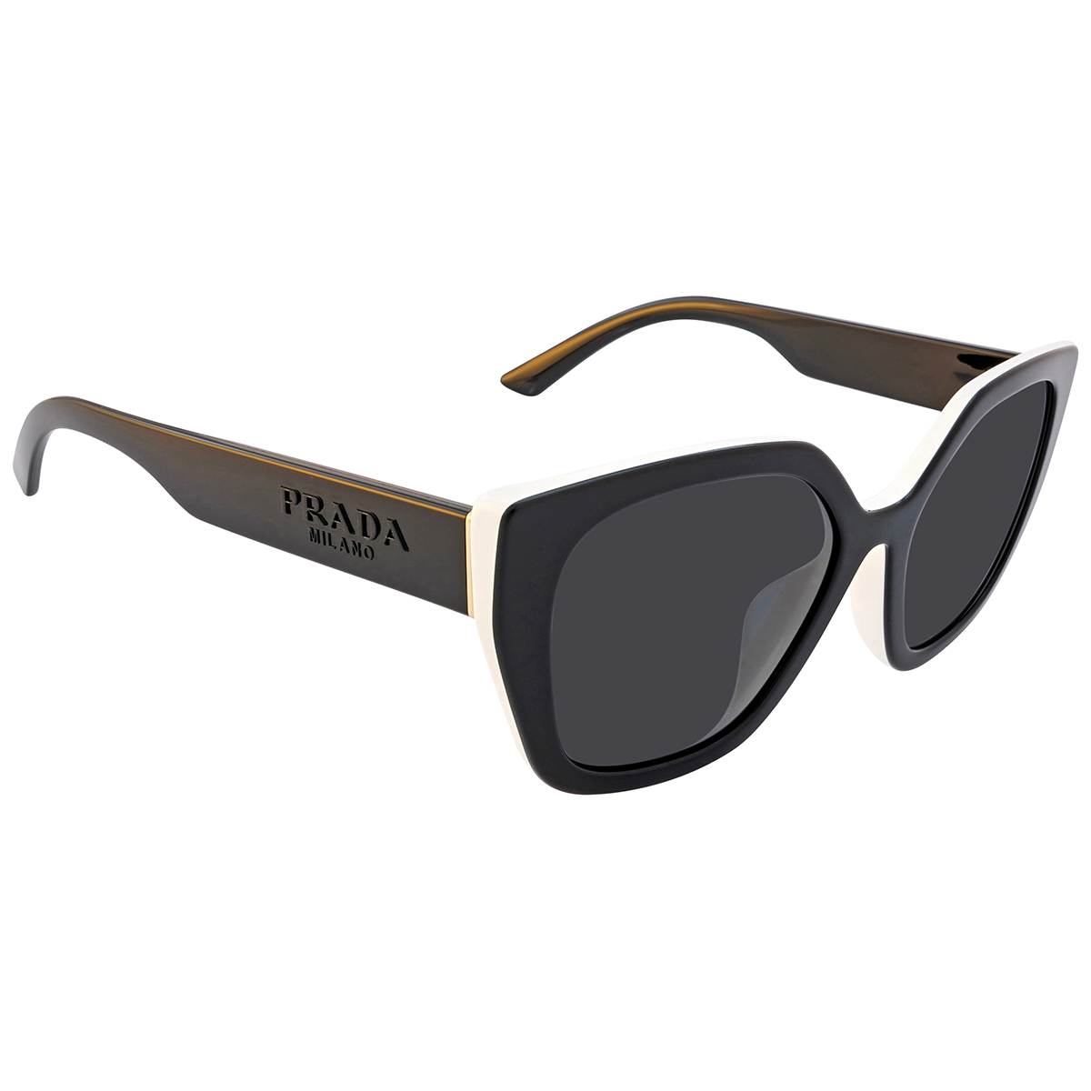 Prada Dark Grey Cat Eye Ladies Sunglasses PR 24XSF YC45S0 54