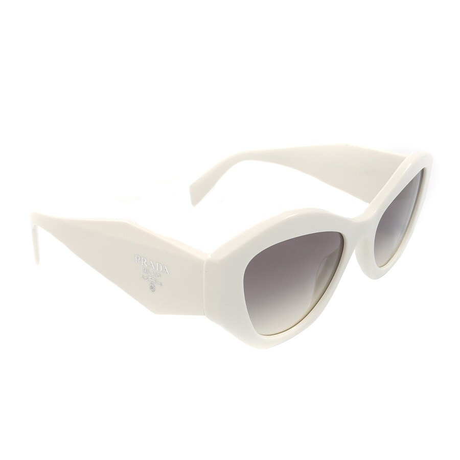 Prada Gray Gradient Irregular Ladies Sunglasses PR 07YS 142130 53
