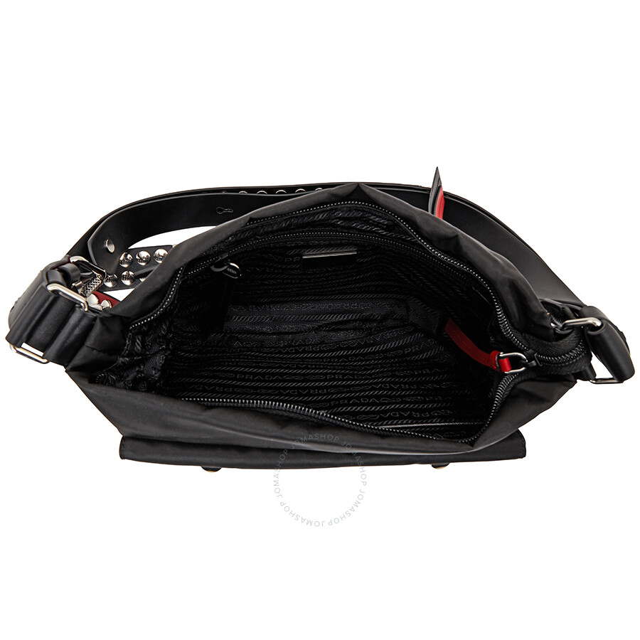 Prada Ladies Vela Nylon Shoulder Bag 1BC098TBO2BYB F0D9A 8059227676163