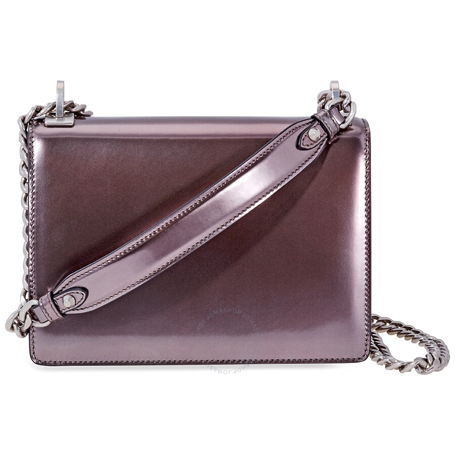 Prada Leather Crossbody Bag Glossy Grey 1BD128_F0D65_2B07_V_CLO