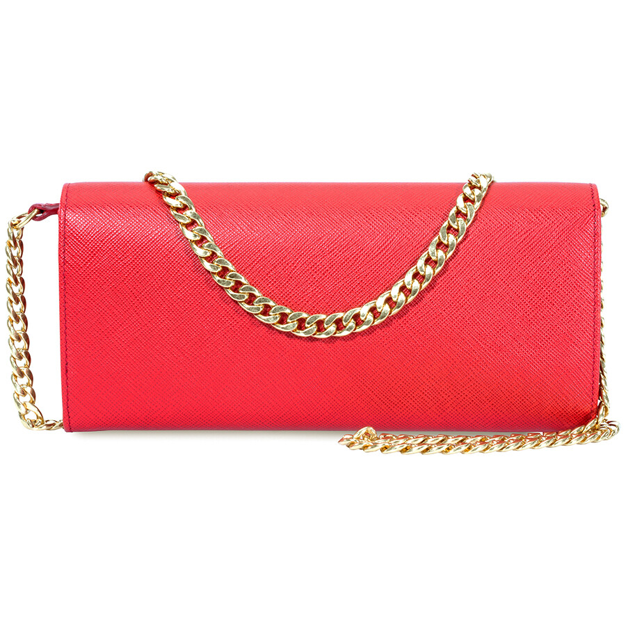 Prada Leather Shoulder Bag Red 1BP290_NZV_F068Z_COW 8056382551588