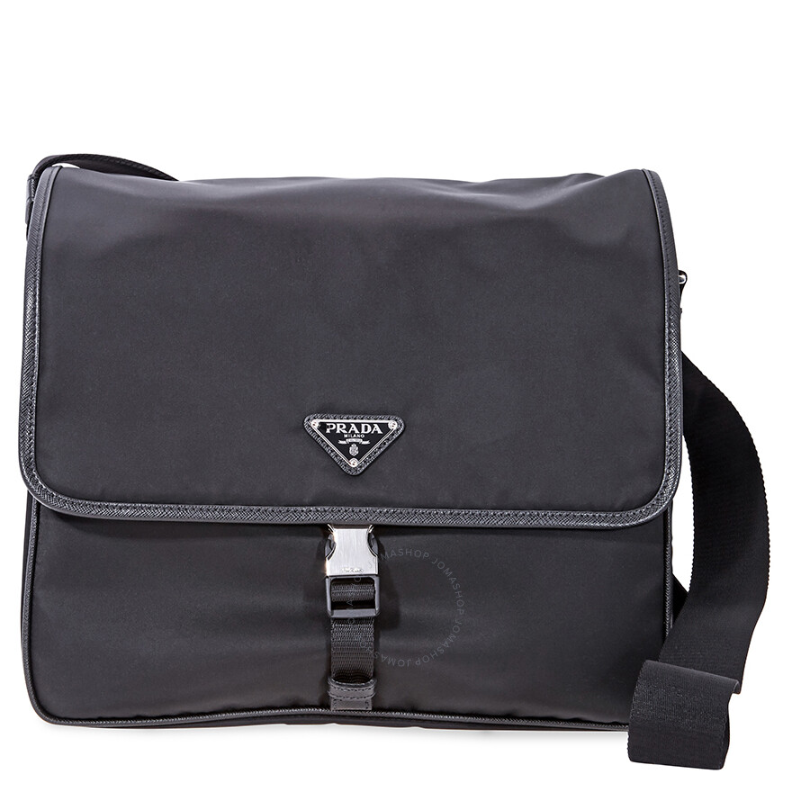 Prada Men's Messenger Bag Black 2VD166VOL064F0002 8058094818614