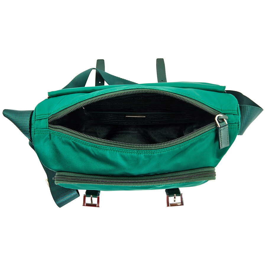 Prada Nylon Messenger Bag Green BT0953ZOT F0571 8054685399319