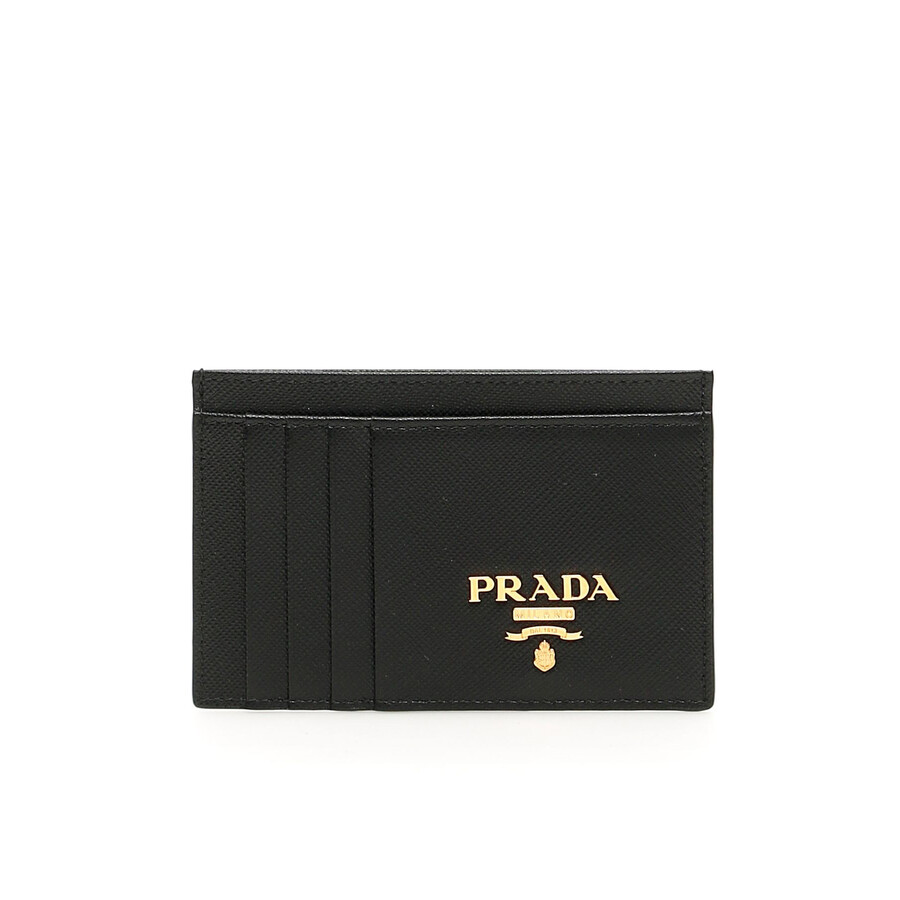 prada black card holder