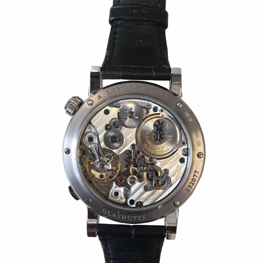 A Lange Sohne Pre Owned A Lange Sohne Zeitwerk Striking Time Black Dial Men S Watch 145 029 145 029 Pre Owned Watches A Lange Sohne Jomashop