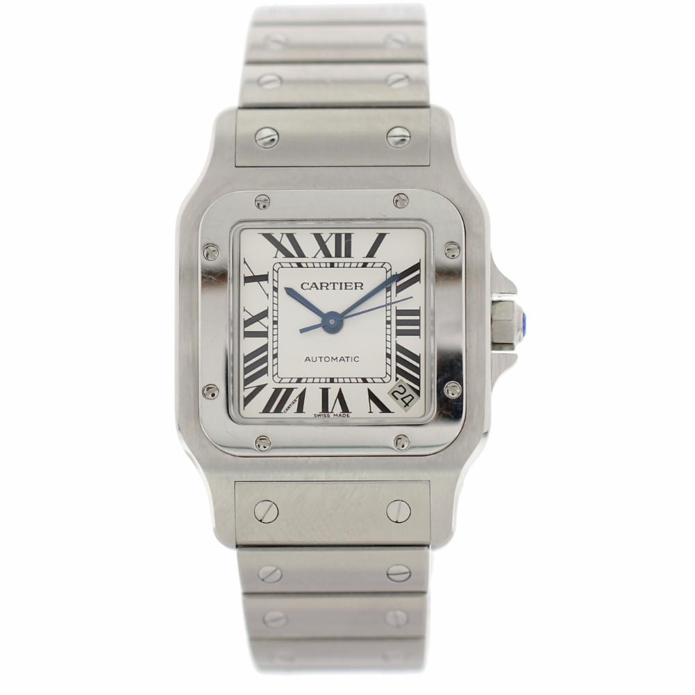 Cartier Pre-owned Cartier Santos de Cartier Automatic White Dial Men's  Watch 2823 2823 - Pre-Owned Watches, Cartier - Jomashop