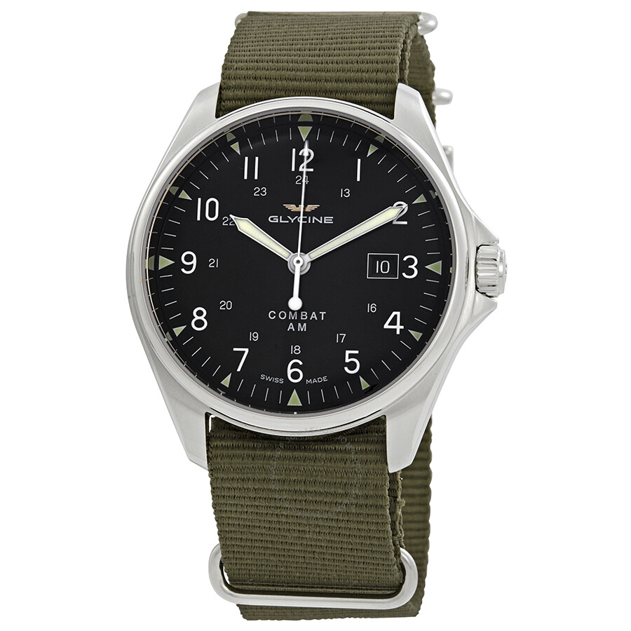 Combat 6 Vintage Automatic Black Dial Men's Watch