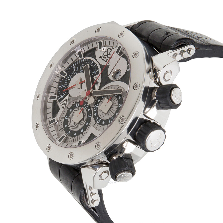 Jacob & Co. Preowned Jacob & Co. Epic II Chronograph Automatic Silver Dial Men's Watch E1 E1