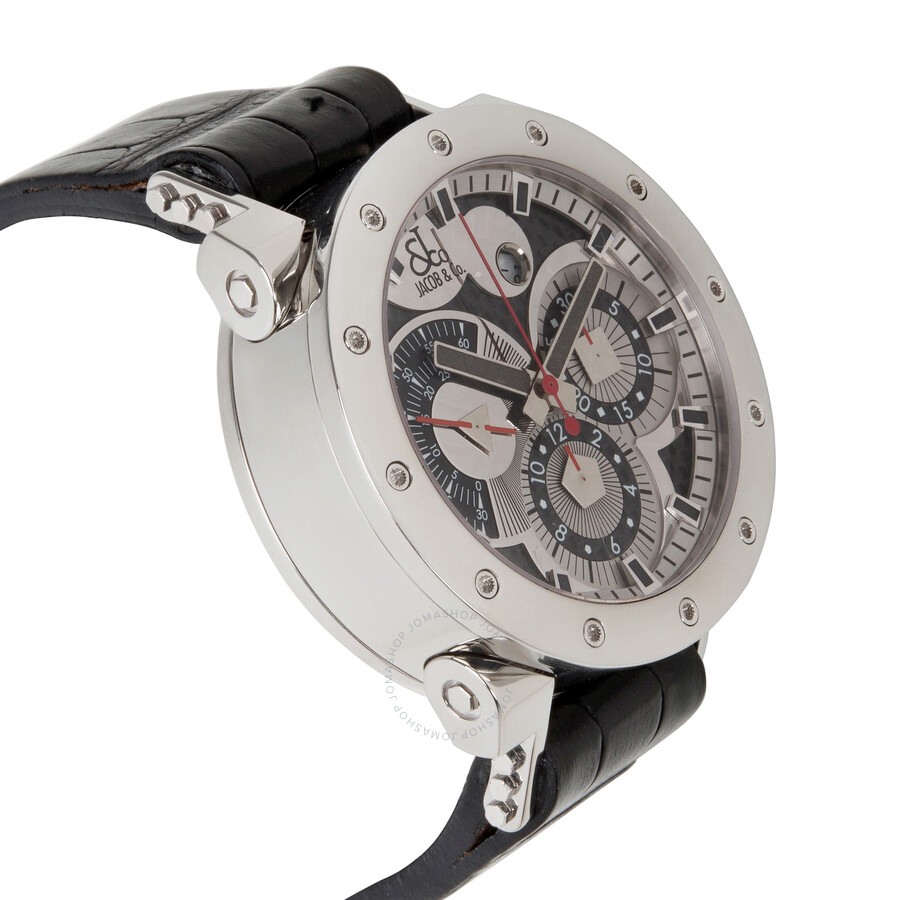 Jacob & Co. Preowned Jacob & Co. Epic II Chronograph Automatic Silver Dial Men's Watch E1 E1