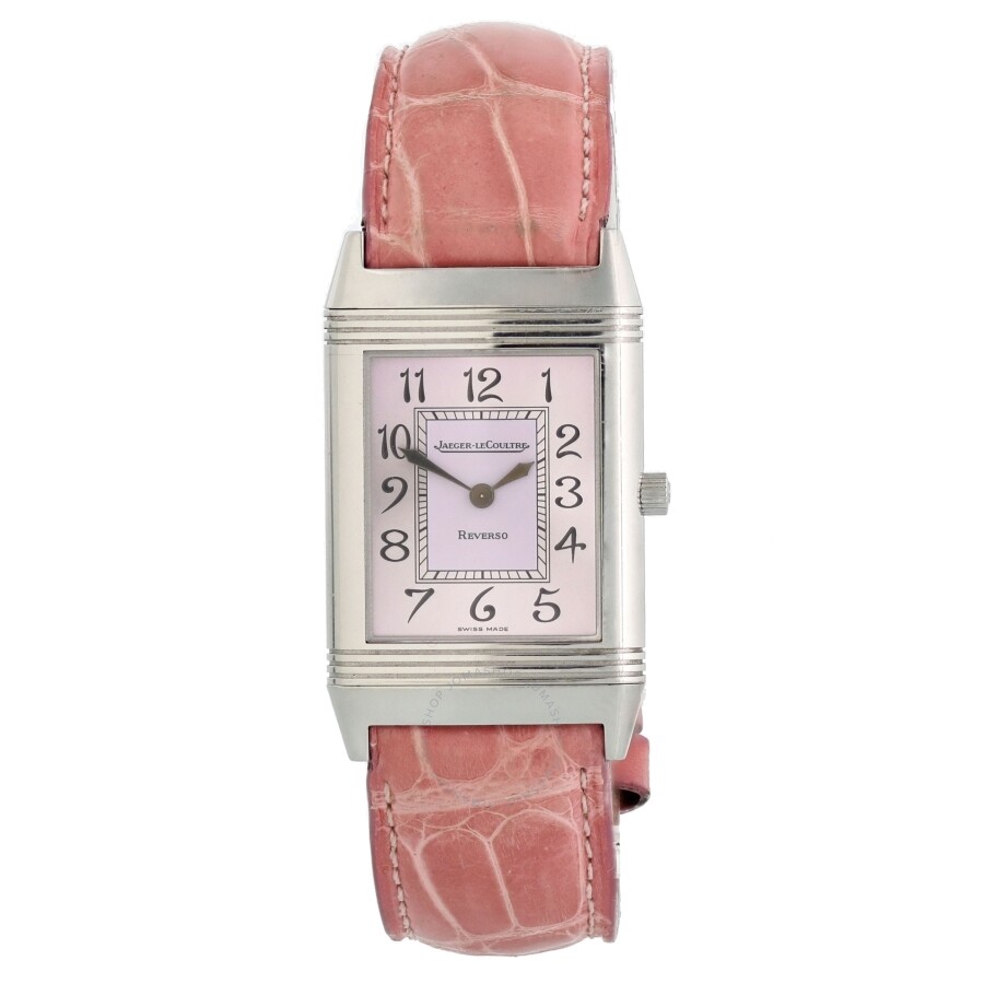 Jaeger LeCoultre Pre-owned Jaeger LeCoultre Reverso Quartz Black Dial ...